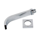 BAI 0154 Solid Brass Wall Mounted Tub Spout in Polished Chrome Finish
