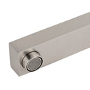 BAI 0156 Solid Brass Wall Mounted Tub Spout in Brushed Nickel Finish