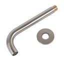 BAI 0157 Solid Brass Wall Mounted Tub Spout in Brushed Nickel Finish