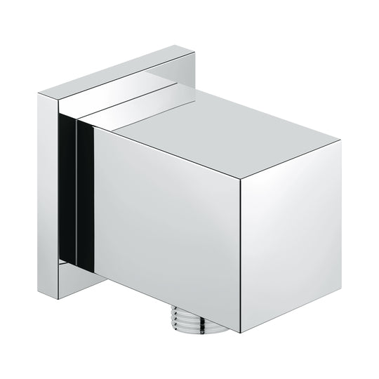 BAI 0161 Wall Mounted Square Shower Hose Water Supply in Polished Chrome Finish