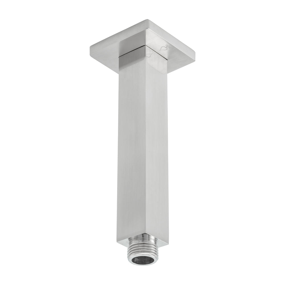 BAI 0433 Ceiling Mounted 6-inch Shower Head Arm in Brushed Nickel Finish