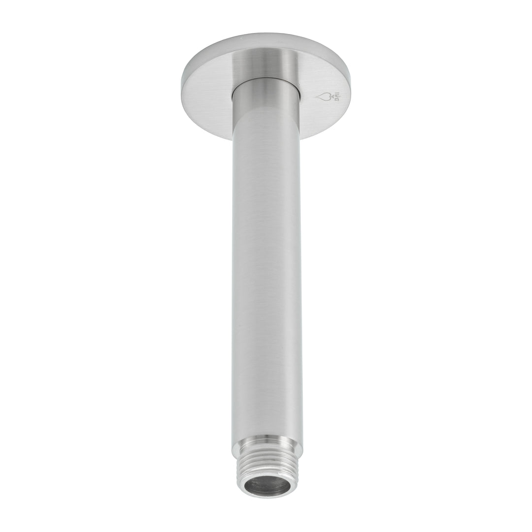 BAI 0436 Ceiling Mounted 6-inch Shower Head Arm in Brushed Nickel Finish