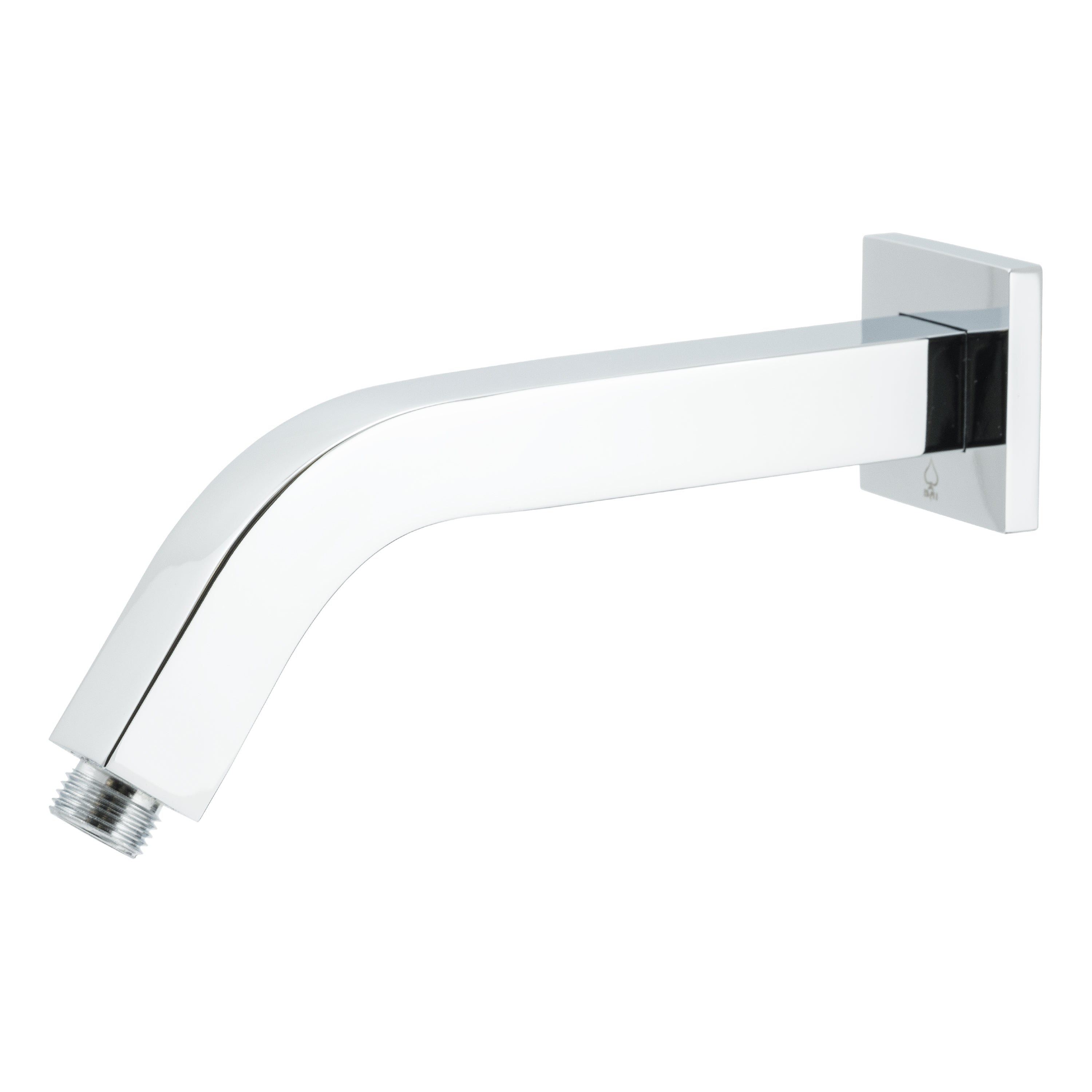 BAI 0446 Wall Mounted 45 Degree 9-inch Shower Head Arm in Polished