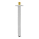 BAI 0448 Ceiling Mounted 14-inch Shower Head Arm in Brushed Nickel Finish