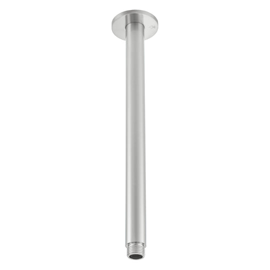 BAI 0449 Ceiling Mounted 14-inch Shower Head Arm in Brushed Nickel Finish