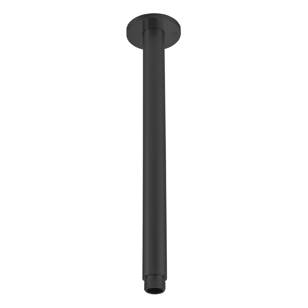 BAI 0456 Ceiling Mounted 12-inch Shower Head Arm in Matte Black FinishBAI 0456 Ceiling Mounted 12-inch Shower Head Arm in Matte Black Finish