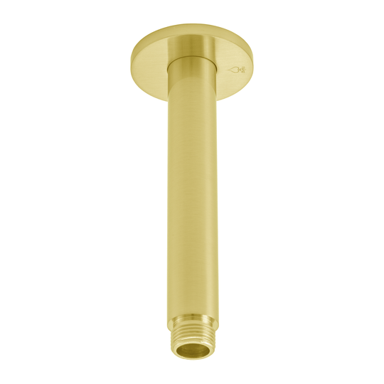 BAI 0477 Ceiling Mounted 6-inch Shower Head Arm in Brushed Gold Finish