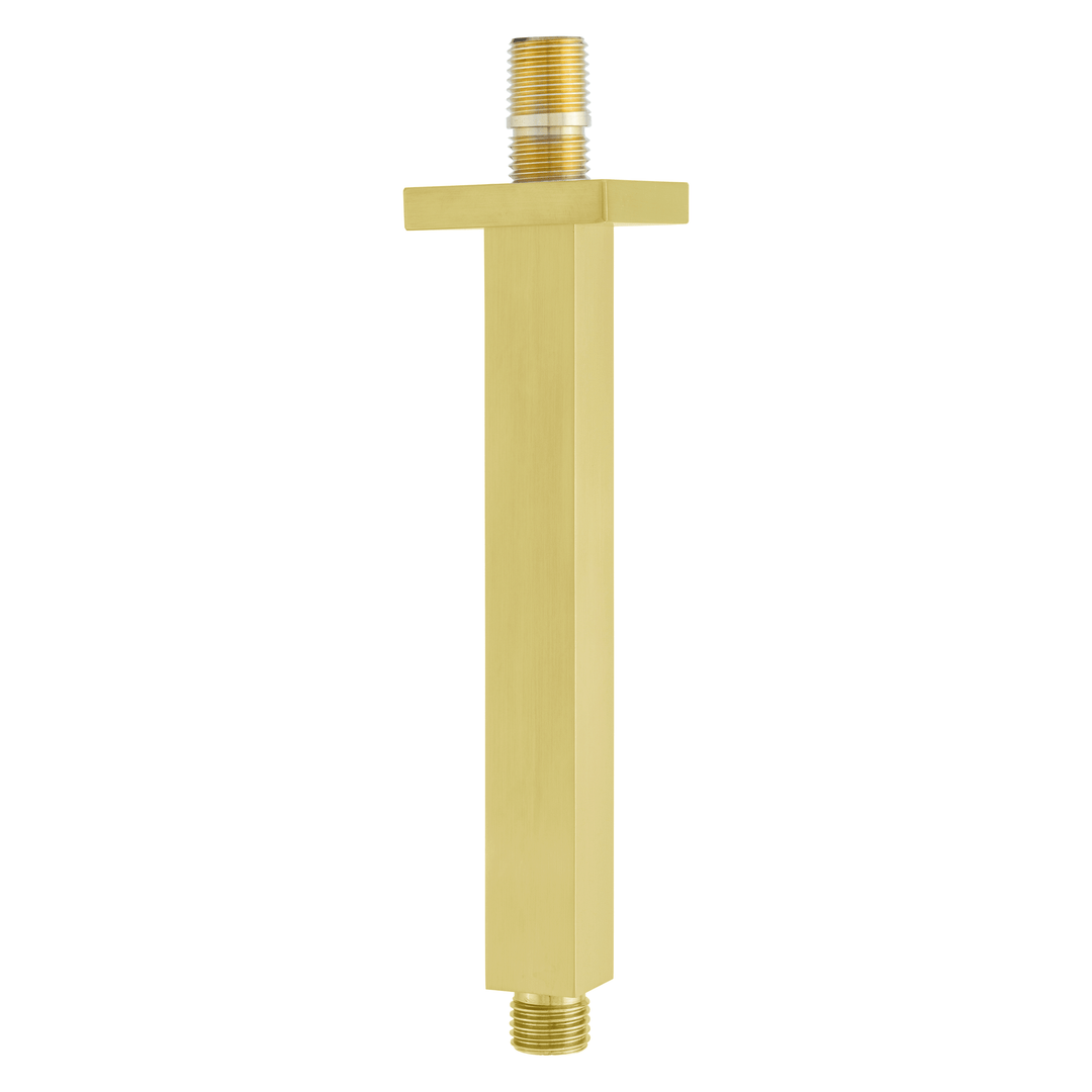 BAI 0480 Ceiling Mounted 6-inch Shower Head Arm in Brushed Gold Finish