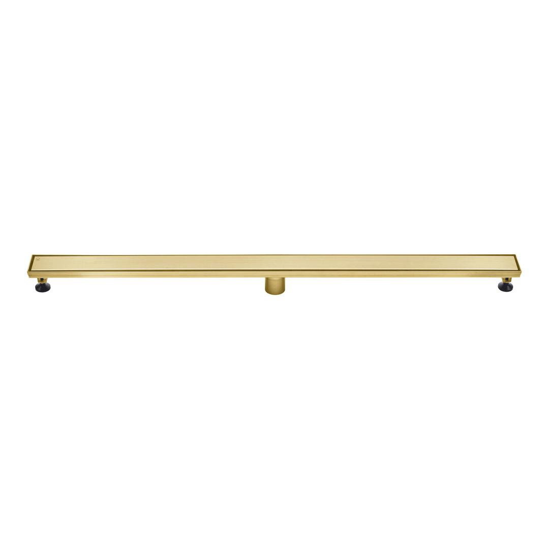 BAI 0504 Stainless Steel 48-inch Linear Shower Drain in Brushed Gold