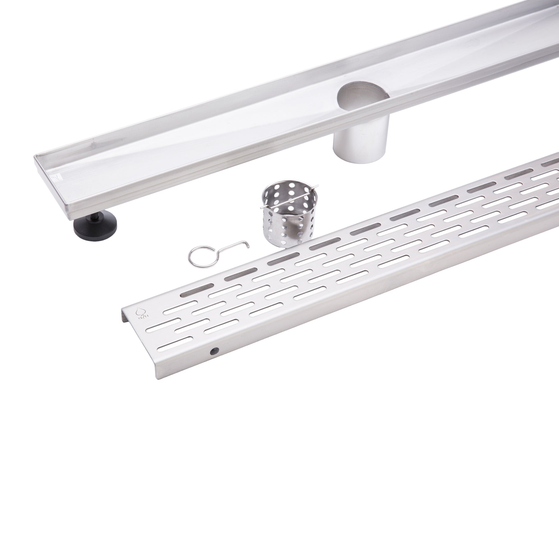 Bai 0576 Stainless Steel 60-Inch Linear Shower Drain