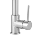 BAI 0600 Single Handle Kitchen Faucet with 2 Spouts and Pull-Down Spray in Polished Chrome Finish