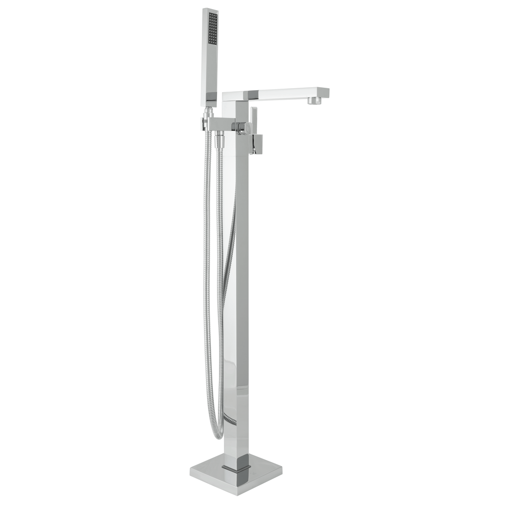 Grove Free Standing Paper Towel Holder with Weighted Base, White