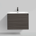 BAI 0757 Wall Hung 24-inch Bathroom Vanity in Graphite Wood Finish