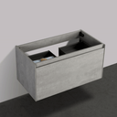 BAI 0762 Wall Hung 36-inch Bathroom Vanity in Stone Gray Finish