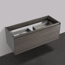 BAI 0765 Wall Hung 47-inch Bathroom Vanity in Graphite Wood Finish