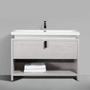 BAI 0792 Floor Standing 47-inch Bathroom Vanity Cabinet in Light Gray Finish