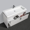 BAI 0792 Floor Standing 47-inch Bathroom Vanity Cabinet in Light Gray Finish