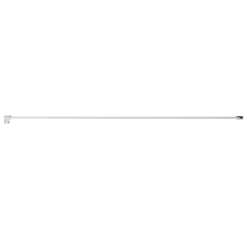 BAI 0934 Support Bar for Shower Glass Panel - 47inch (Polished Silver)