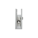 BAI 0938 Fixed Glass Shower Panel Bracket (Polished Silver)