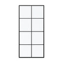BAI 0947 Frameless 38-inch Ultra Clear Single Shower Glass Panel with Silk Printed Window-Pane