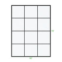 BAI 0949 Frameless 60-inch Ultra Clear Single Shower Glass Panel with Silk Printed Window-Pane