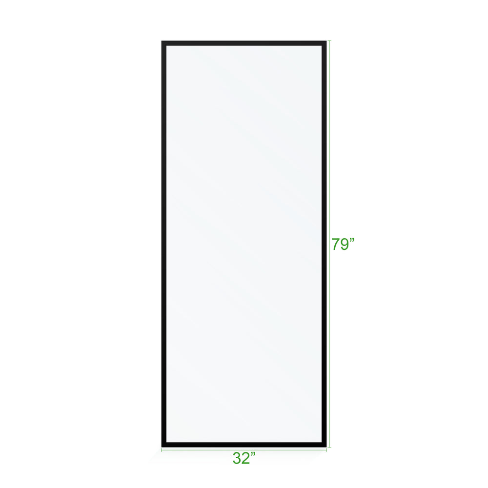 BAI 0950 Frameless 32-inch Ultra Clear Single Shower Glass Panel with Silk Printed Frame