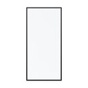 BAI 0951 Frameless 38-inch Ultra Clear Single Shower Glass Panel with Silk Printed Frame