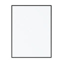 BAI 0953 Frameless 60-inch Ultra Clear Single Shower Glass Panel with Silk Printed Frame
