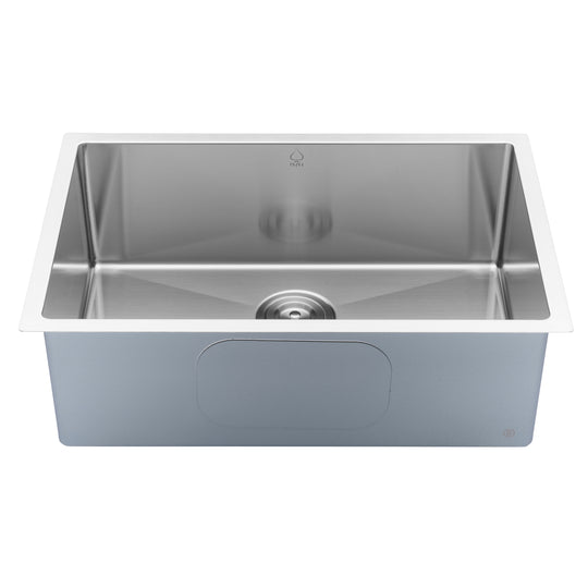 BAI 1221 Stainless Steel 16 Gauge Kitchen Sink Handmade 27-inch Undermount Single Bowl