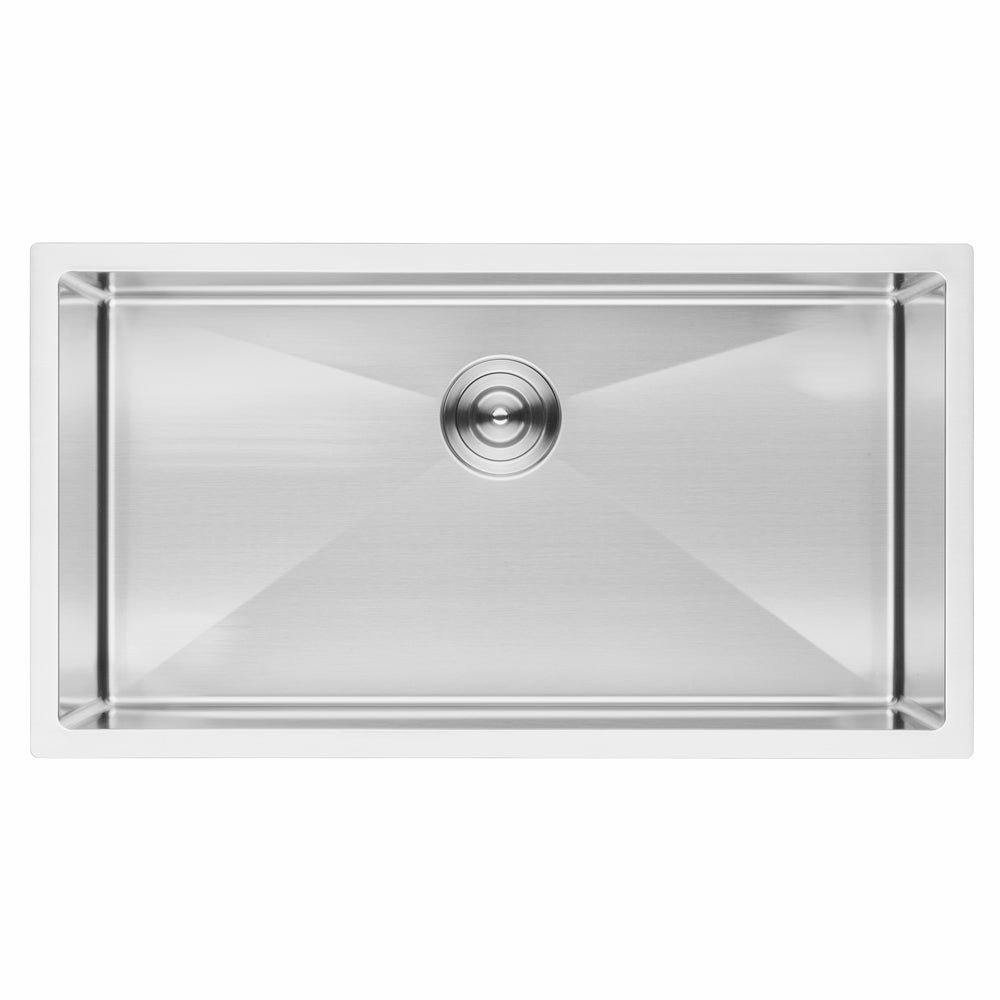 BAI 1222 Stainless Steel 16 Gauge Kitchen Sink Handmade 32-inch Undermount Single Bowl