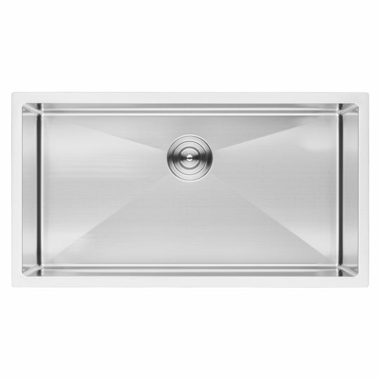BAI 1222 Stainless Steel 16 Gauge Kitchen Sink Handmade 32-inch Undermount Single Bowl