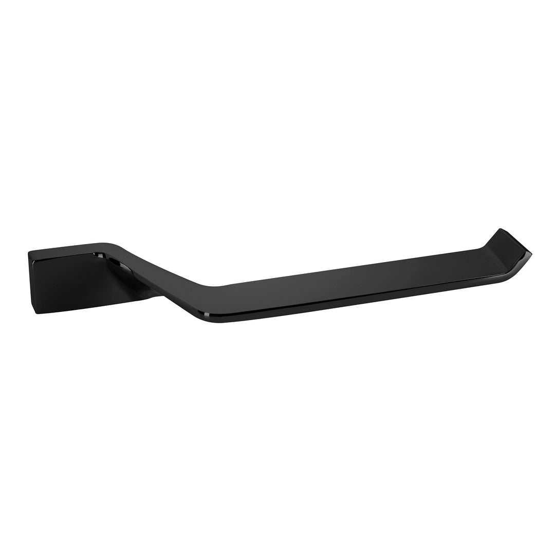 BAI 1563 Stainless Steel Bathroom Shower Squeegee with Holder in Matte  Black Finish