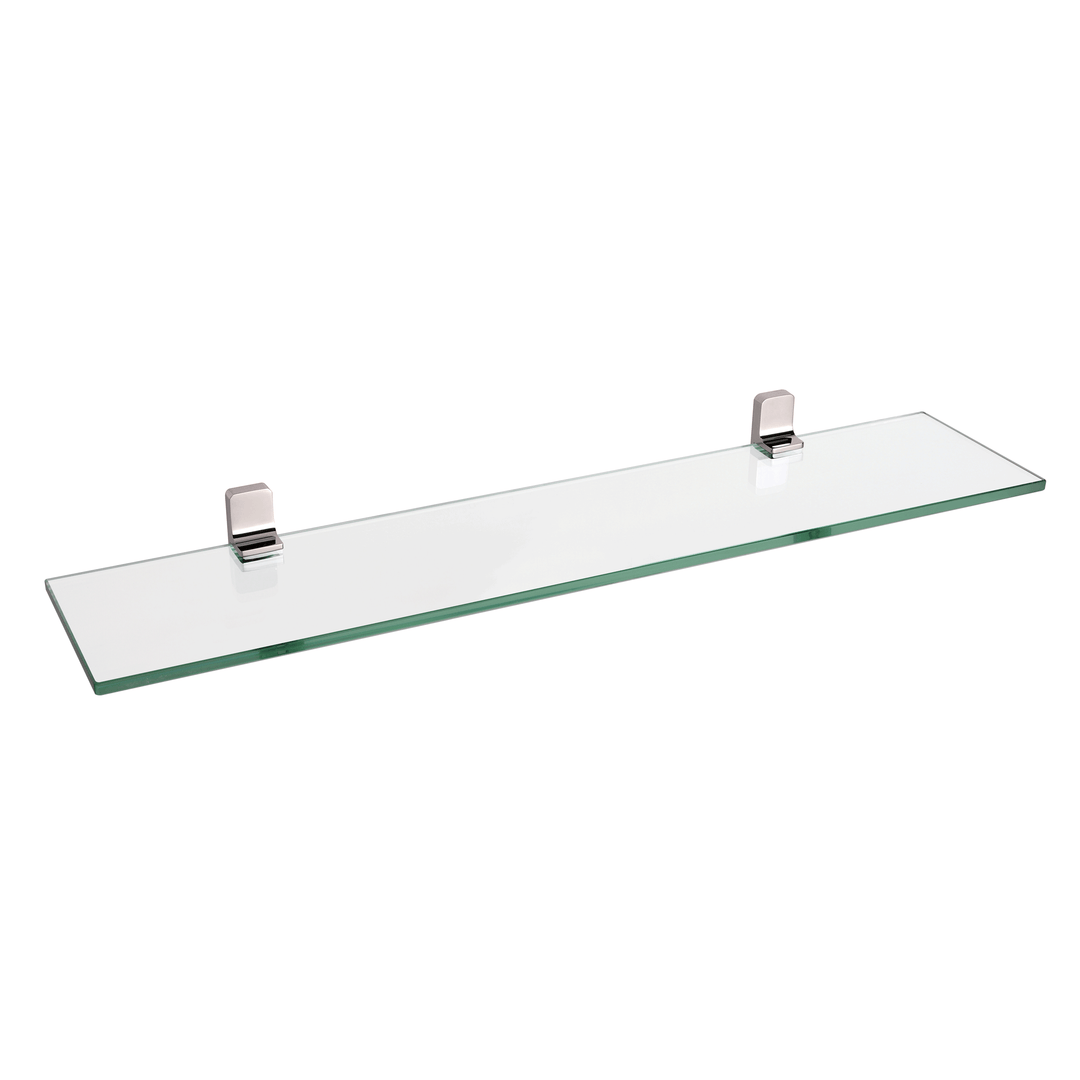 BAI 1524 Glass Shelf in Brushed Nickel Finish.