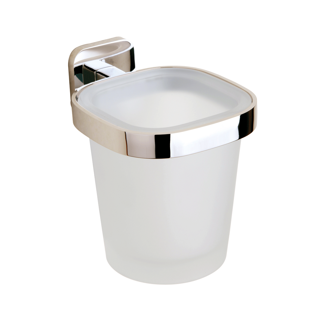 BAI 1553 Toothbrush Holder in Brushed Nickel Finish. Bathroom Accessories.