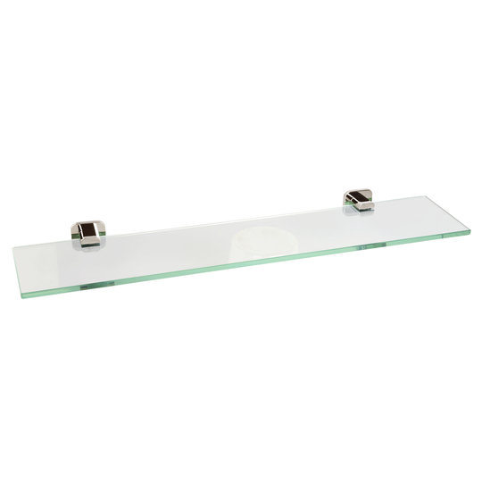 BAI 1559 Bathroom Glass Shelf in Brushed Nickel Finish