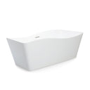 BAI 1603 Acrylic Freestanding Soaking Bathtub 59-inches