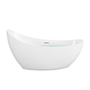 BAI 1609 Acrylic Freestanding Soaking Bathtub 74-inches