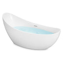 BAI 1609 Acrylic Freestanding Soaking Bathtub 74-inches