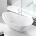 BAI 1613 Acrylic Freestanding Soaking Bathtub 67-inches