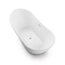BAI 1613 Acrylic Freestanding Soaking Bathtub 67-inches