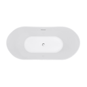 BAI 1613 Acrylic Freestanding Soaking Bathtub 67-inches