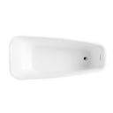BAI 1624 Acrylic Freestanding Soaking Bathtub 67-inches