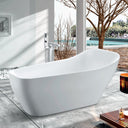 BAI 1624 Acrylic Freestanding Soaking Bathtub 67-inches