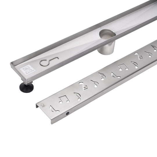 BAI 0572 Stainless Steel 48-inch Linear Shower Drain
