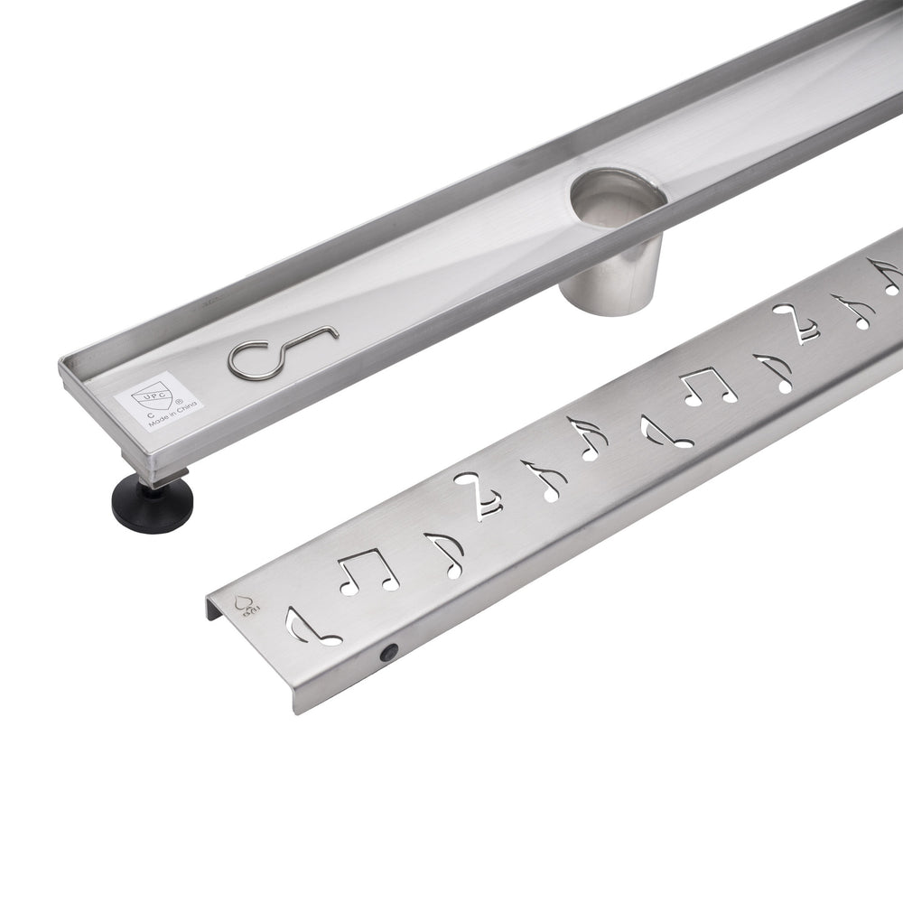 BAI 0573 Stainless Steel 60-inch Linear Shower Drain