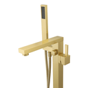 BAI 2619 Freestanding Bathtub Faucet in Brushed Gold Finish