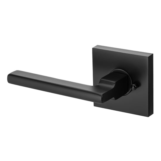 BAI 3028 Modern Passage Door Handle Lever Set with Privacy Pin Function