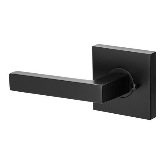 BAI 3074 Modern Passage Door Handle Lever Set with Privacy Pin Function