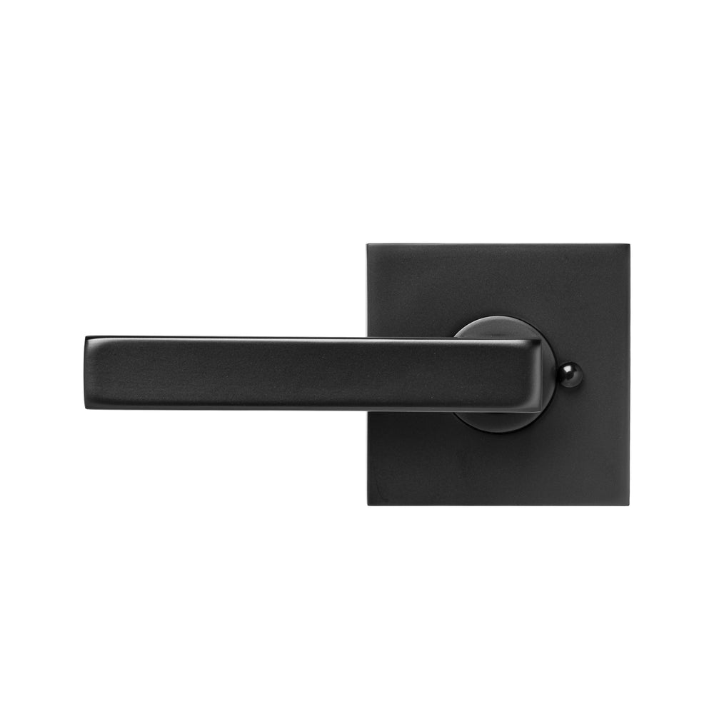 BAI 3074 Modern Passage Door Handle Lever Set with Privacy Pin Function
