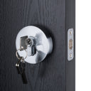 BAI 3096 Round Rosette Deadbolt in Satin Chrome Finish